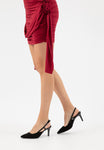Wojas Black Velour Leather Heels | 3512771