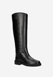 Wojas Black Leather Knee High Boots | 7106451