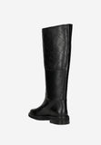 Wojas Black Leather Knee High Boots | 7106451
