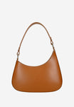 Wojas Brown Asymmetric Leather Crossbody Bag | 8041153