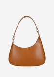 Wojas Brown Asymmetric Leather Crossbody Bag | 8041153