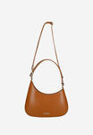 Wojas Brown Asymmetric Leather Crossbody Bag | 8041153