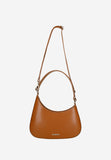 Wojas Brown Asymmetric Leather Crossbody Bag | 8041153
