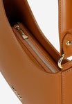 Wojas Brown Asymmetric Leather Crossbody Bag | 8041153
