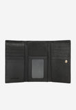 Wojas Black Patent Leather Quilted Wallet | 9108631