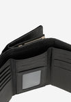Wojas Black Patent Leather Quilted Wallet | 9108631