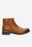 Wojas Brown Insulated Leather Ankle Boots with Strap | 5507652