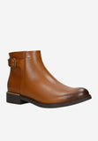 Wojas Brown Insulated Leather Ankle Boots with Strap | 5507652