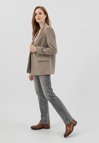 Wojas Brown Insulated Leather Ankle Boots with Strap | 5507652