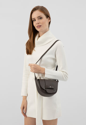 Dark Brown Crossbody Bag | 981652