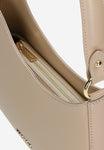 Wojas Beige Asymmetric Leather Crossbody Bag | 8041154