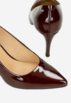 Wojas Burgundy Patent Leather High Heels | 3504135