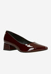 Wojas Burgundy Leather Heels | 3514035