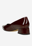 Wojas Burgundy Leather Heels | 3514035