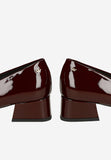 Wojas Burgundy Leather Heels | 3514035