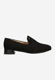 Wojas Black Velour Leather Loafers | 4501061