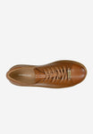 Wojas Brown Leather Sneakers | 4633454