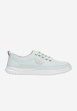 Wojas White Light Blue Sneakers with Wojas Logo | 4626556
