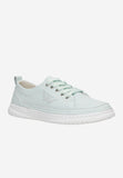 Wojas White Light Blue Sneakers with Wojas Logo | 4626556