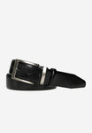 Wojas Black Embossed Leather Belt | 9312431