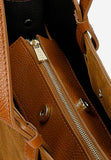 Wojas Light Brown Leather Tote Bag | 8042773