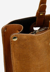 Wojas Light Brown Leather Tote Bag | 8042773