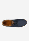 Wojas Dark Blue and Brown Leather Sneakers | 1025326