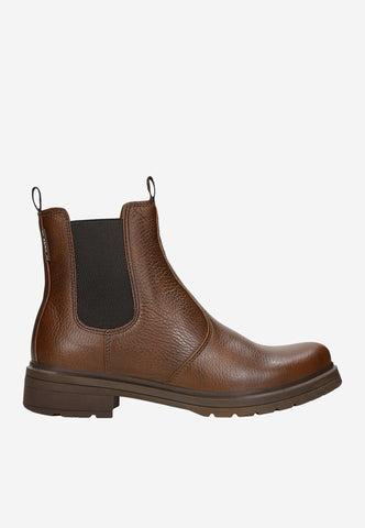 Wojas Brown Insulated Leather Ankle Boots | 5508952