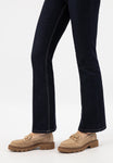 Wojas Beige Velour Leather Wedge Loafers | 4626464