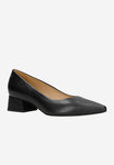Wojas Black Leather Heels | 3514051