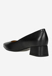 Wojas Black Leather Heels | 3514051