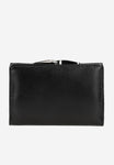 Wojas Black Snap Leather Wallet | 693851