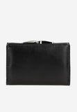 Wojas Black Snap Leather Wallet | 693851