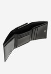 Wojas Black Snap Leather Wallet | 693851