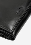 Wojas Black Snap Leather Wallet | 693851
