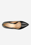 Wojas Black Leather High Heels (4.13 in) | 3508951