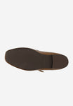 Wojas Brown Leather Ballet Flats with Single Strap | 4405552