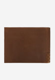 Wojas Brown Leather Wallet with Embossed Decorative Pattern | 9111152