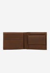Wojas Brown Leather Wallet with Embossed Decorative Pattern | 9111152