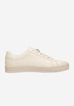 Wojas Beige Leather Sneakers with Golden Details | 4601954