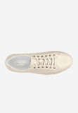Wojas Beige Leather Sneakers with Golden Details | 4601954
