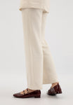 Wojas Burgundy Patent Leather Ballet Flats with Two Straps | 4405235
