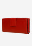 Wojas Large Red Leather Zip Arround Wallet | 9109255