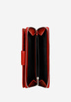 Wojas Large Red Leather Zip Arround Wallet | 9109255