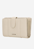 Wojas Beige Leather Snap Wallet | 9101154