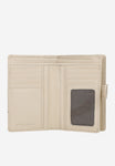 Wojas Beige Leather Snap Wallet | 9101154