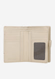 Wojas Beige Leather Snap Wallet | 9101154