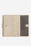 Wojas Beige Leather Snap Wallet | 9101154