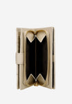 Wojas Beige Leather Snap Wallet | 9101154