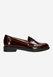 Wojas Burgundy Leather Loafers | 4622255